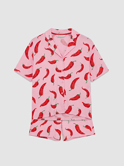 LCW Young Γυναίκα ΡΟΖ Σετ πιτζάμες