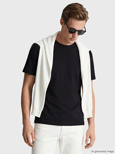 SOUTHBLUE Bisiklet Yaka Erkek Tişört