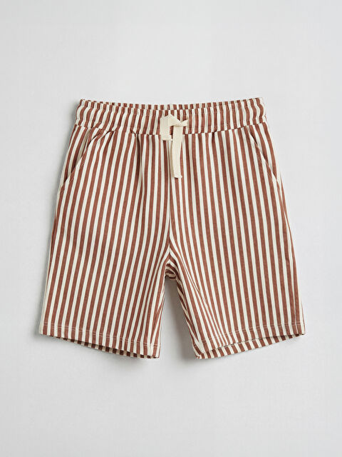 LCW Kids Çizgili Erkek Çocuk Şort