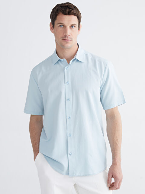 LCW ECO Regular Fit Poplin Erkek Gömlek - S6FM42Z8-YX3