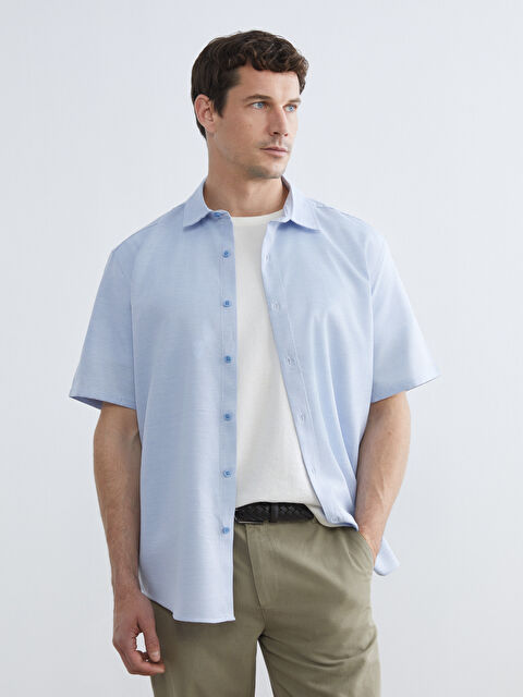 LCW ECO Regular Fit Oxford Erkek Gömlek - S6FM43Z8-ZS2