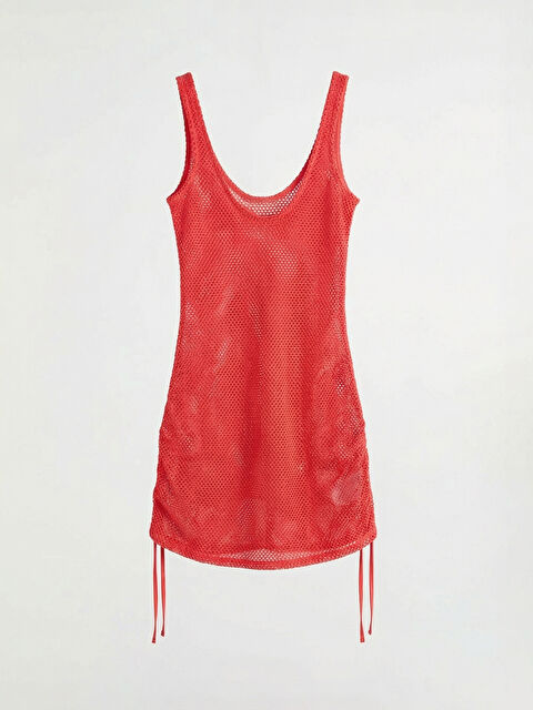 LCW DREAM U Yaka Kadın Triko Plaj Elbisesi - S6FM55Z8-H3S