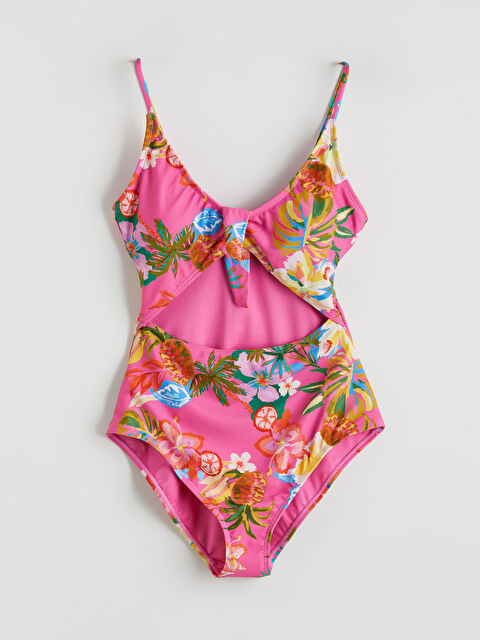 LCW DREAM V Yaka Çıkarılabilir Pedli Kadın Mayo