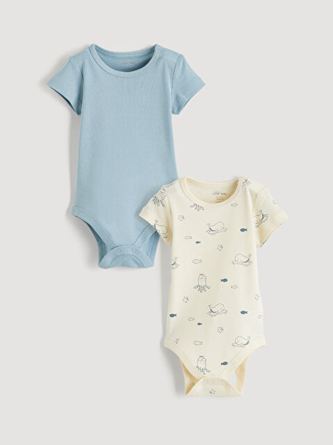 LCW baby Baby Boy ECRU Bodysuit - S6FM89Z1-LRA