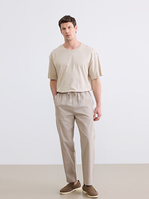 LCW ECO Standart Kalıp Gabardin Erkek Pantolon - S6FM90Z8-ZRW