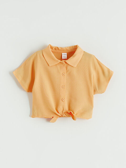 LCW Kids Bağlamalı Kız Çocuk Gömlek - S6FM94Z1-FLF