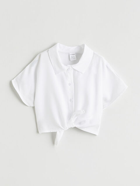 LCW Kids Bağlamalı Kız Çocuk Gömlek - S6FM94Z1-Q6K