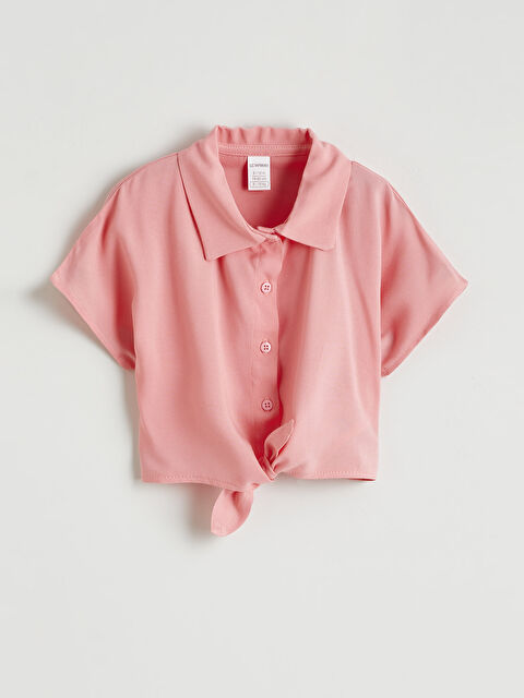 LCW Kids Bağlamalı Kız Çocuk Gömlek - S6FM94Z1-FLX