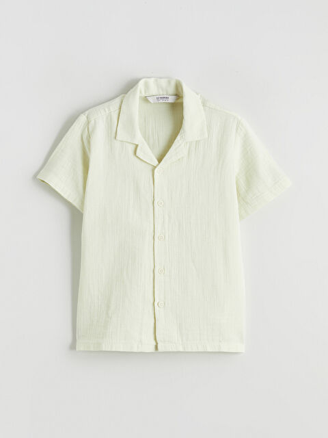 LC WAIKIKI Kısa Kollu Erkek Çocuk Gömlek - S6FM96Z4-8K2