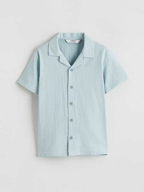 LC WAIKIKI Kısa Kollu Erkek Çocuk Gömlek - S6FM96Z4-DR9