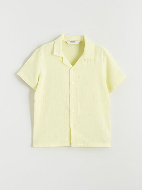LC WAIKIKI Kısa Kollu Erkek Çocuk Gömlek - S6FM96Z4-VJY