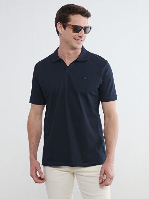 LCW ECO Polo Yaka Pike Erkek Tişört - S6FN10Z8-CRP