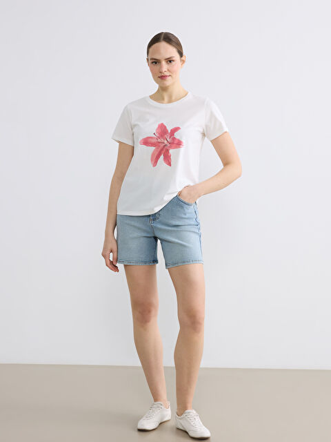 LCWAIKIKI Classic Woman BLUE Denim Shorts - S6FN11Z8-V2T