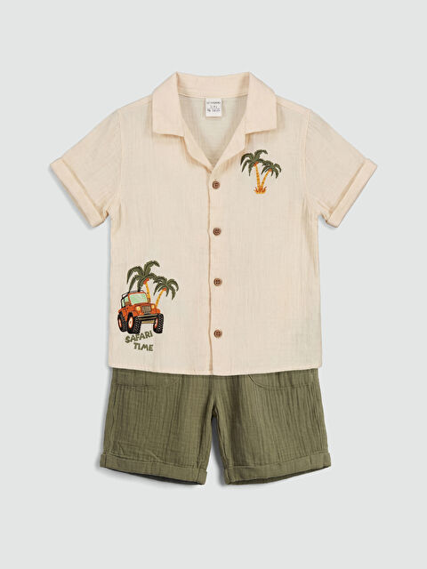 LCW baby Boy BEIGE Set