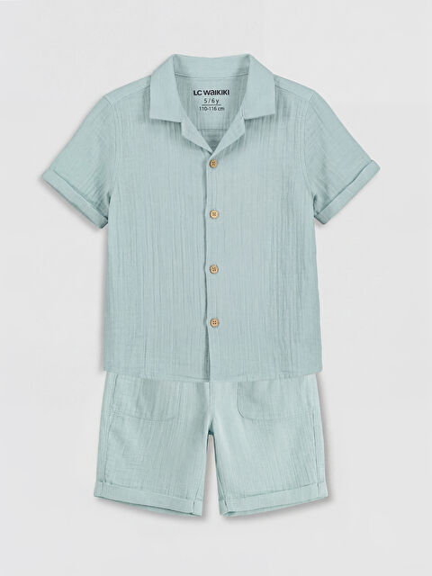 LCW Kids Erkek Çocuk Gömlek ve Şort - S6FN82Z1-FGS