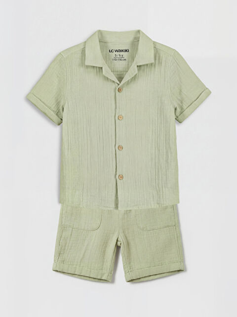 LCW Kids Erkek Çocuk Gömlek ve Şort - S6FN82Z1-G2G