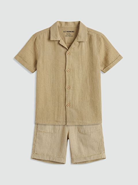 LCW Kids Erkek Çocuk Gömlek ve Şort - S6FN82Z1-GLT