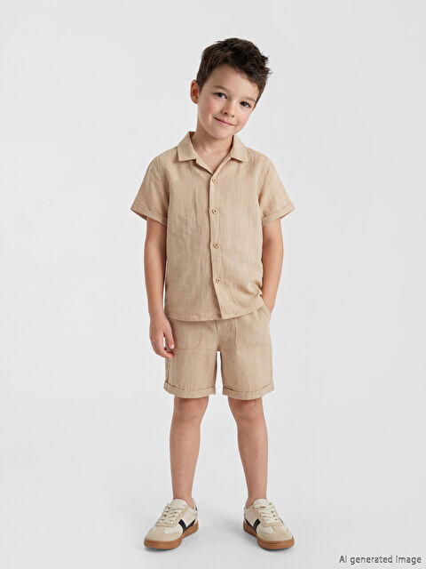LCW Kids Erkek Çocuk Gömlek ve Şort