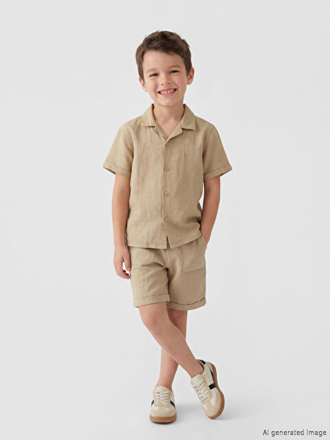 LCW Kids Erkek Çocuk Gömlek ve Şort