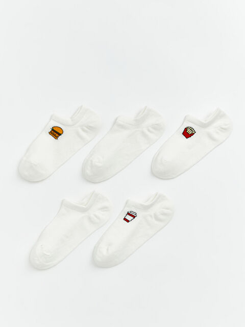 LCW DREAM Desenli Kadın Sneaker Çorap 5'li