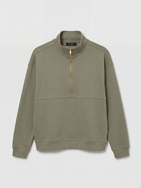 LCW Vision Woman GREEN Sweatshirt - S6FO21Z8-GNZ