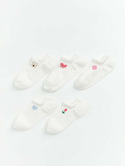 LCW DREAM Desenli Kadın Sneaker Çorap 5'li