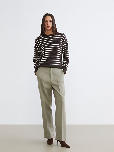 LCW Vision Pantalon VERT Femme - S6FO84Z8-ZEM