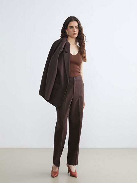 LCW Vision Pantalon BRUN Femme - S6FO84Z8-ZQ0