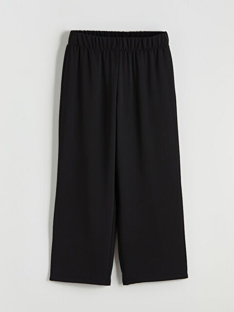 LCW Grace Beli Lastikli Geniş Paça Kadın Pantolon - S6FO92Z8-CVL