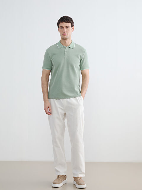 LCW Vision Standart Kalıp Erkek Keten Görünümlü Pantolon - S6FP47Z8-R9J