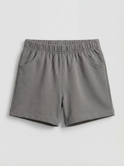 LCW baby Beli Lastikli Erkek Bebek Şort