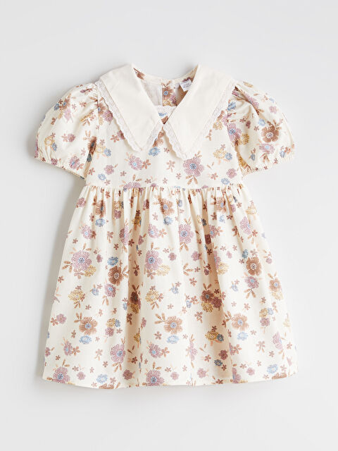 LCW Kids Çiçekli Kız Çocuk Elbise - S6FR63Z1-LRA