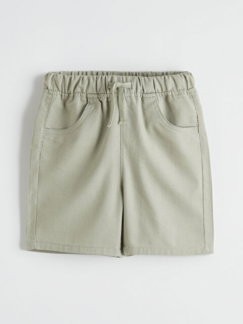 LCW Kids Beli Bağlamalı Erkek Çocuk Şort - S6FS03Z1-GGY