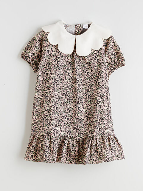 LCW Kids Çiçekli Kız Çocuk Elbise 