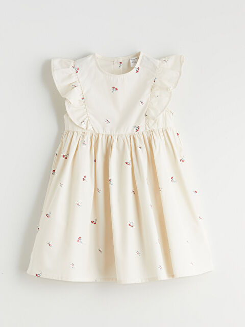 LCW Kids Çiçekli Kız Çocuk Elbise - S6FS32Z1-LQB