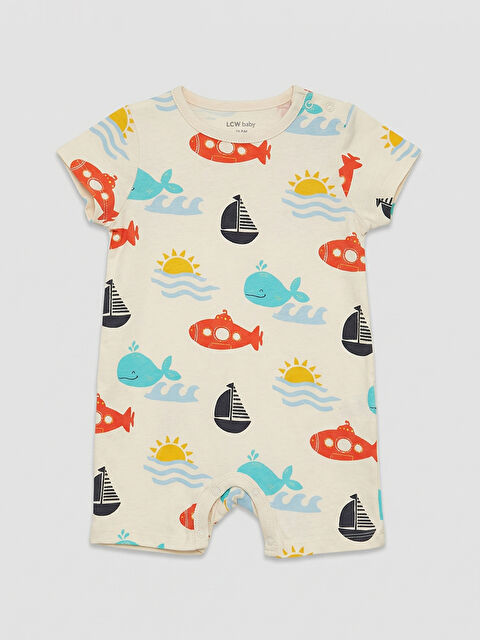 LCW baby Desenli Erkek Bebek Tulum