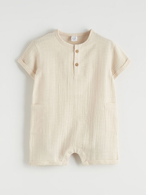 LCW baby Baby Boy BEIGE Jumpsuit