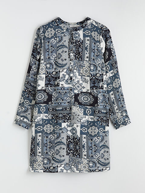 LCW Grace Hakim Yaka Desenli Kadın Tunik - S6FU39Z8-LS3