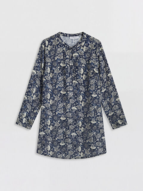 LCW Grace Hakim Yaka Desenli Kadın Tunik