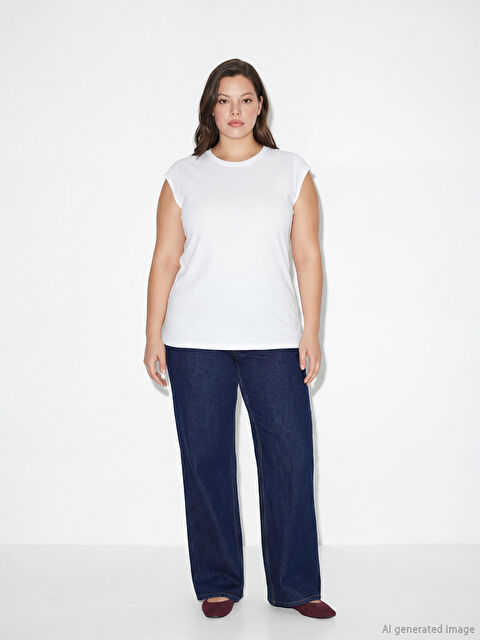 LCW Modest Bisiklet Yaka Kadın Tunik	 - S6FU72Z8-R9J