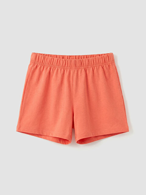 LCW baby Kız Bebek Penye Şort