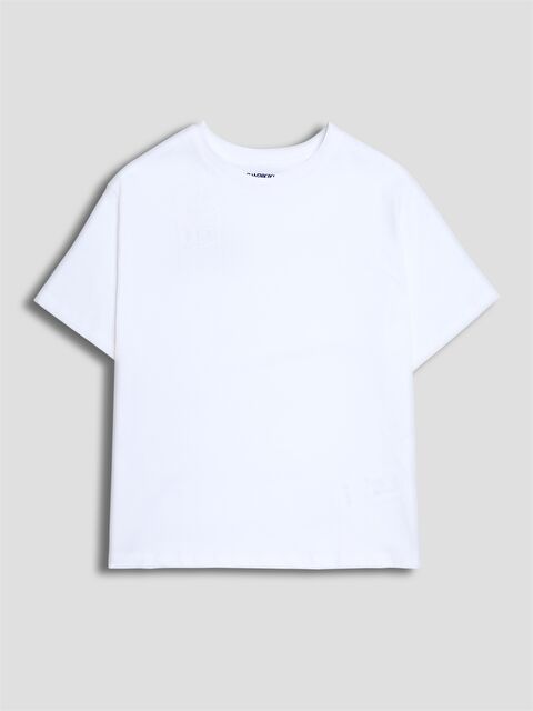 LCW Kids Girl WHITE T-Shirt - S6FV02Z4-Q6K