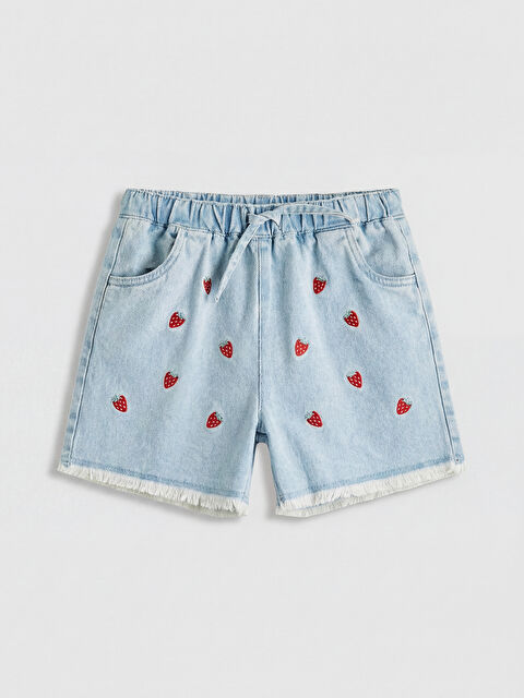 LCW Kids Girl BLUE Denim Shorts