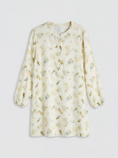 LCW Grace Hakim Yaka Çiçekli Kadın Tunik