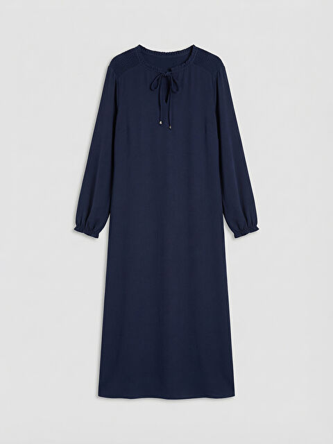 LCW Grace Bağlamalı Yaka Elbise - S6FY31Z8-E1J