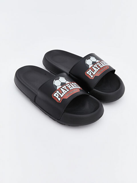 LCW STEPS Deri Görünümlü Erkek Terlik - S6FY61Z8-HUC