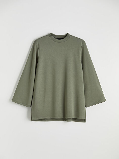 LCW Modest Dik Yaka Kadın Sweatshirt Tunik - S6FY82Z8-EY8