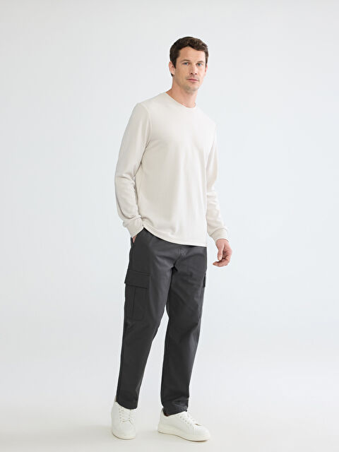 LCW ECO Loose Fit Beli Lastikli Erkek Kargo Pantolon - S6FY90Z8-YNR