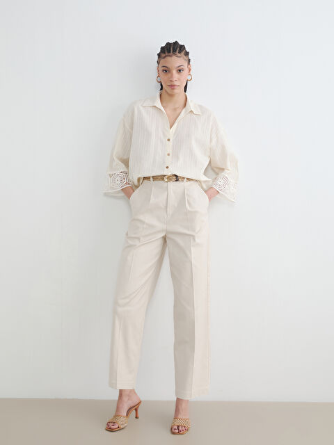 LCW Vision BEŽ Pantalone Žena - S6FY98Z8-ZU9