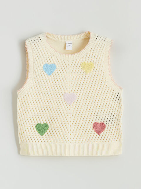 LCW Kids Djevojka EKRU Džemper  - S6G011Z1-J1F